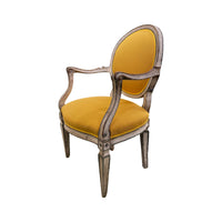 Early 19th c. White Painted Swedish Chair