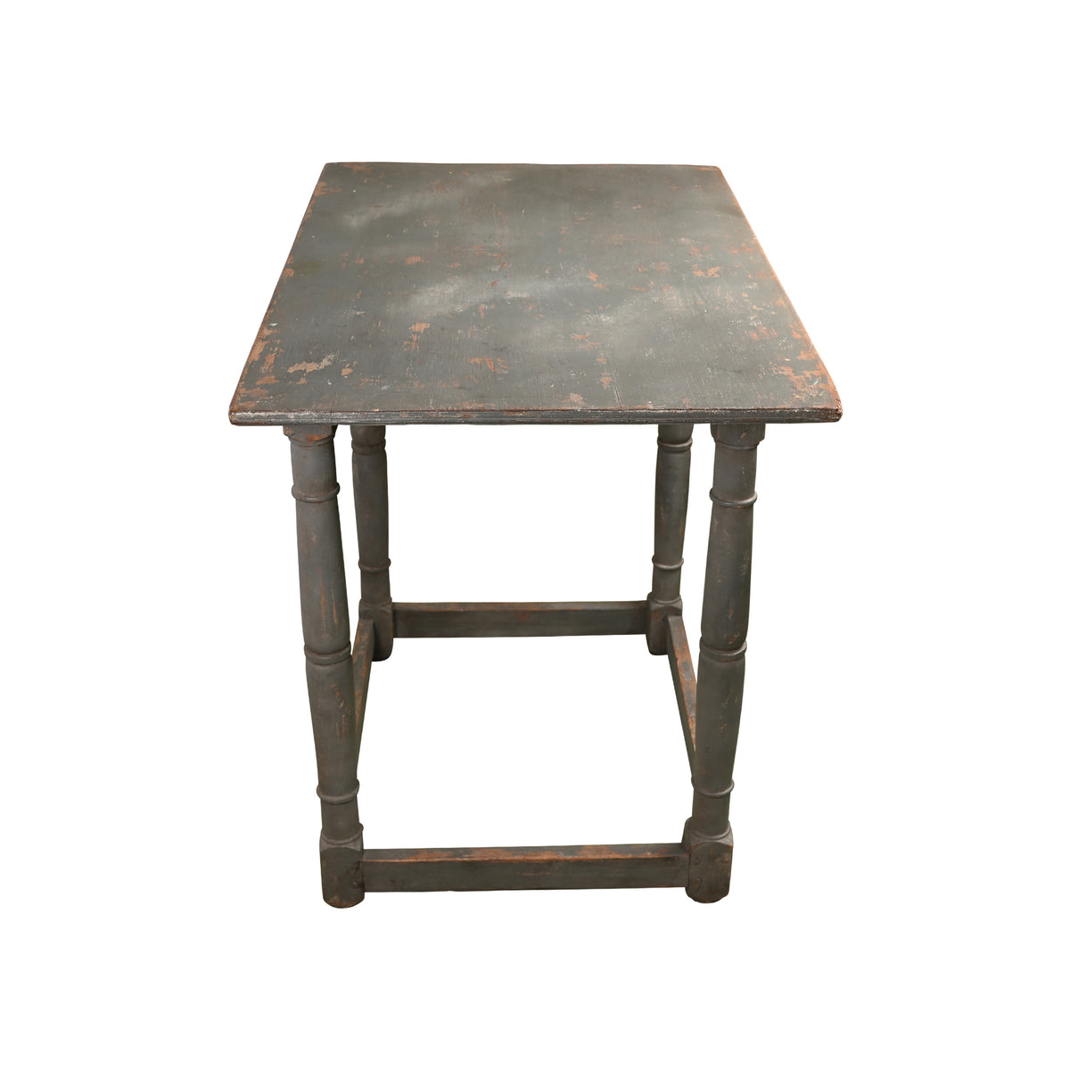 19th C. Swedish Gray Painted Table