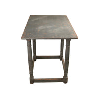 19th C. Swedish Gray Painted Table