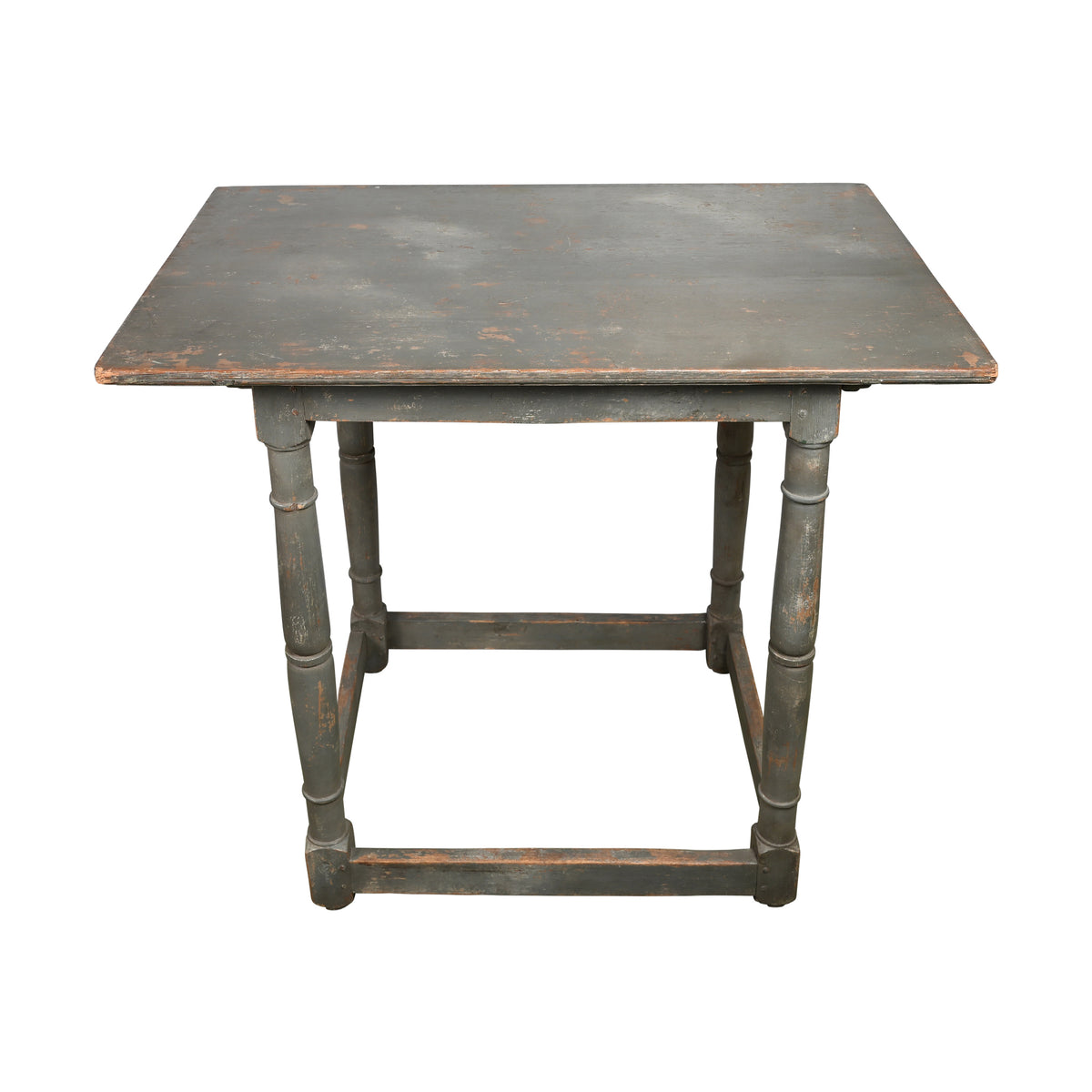 19th C. Swedish Gray Painted Table