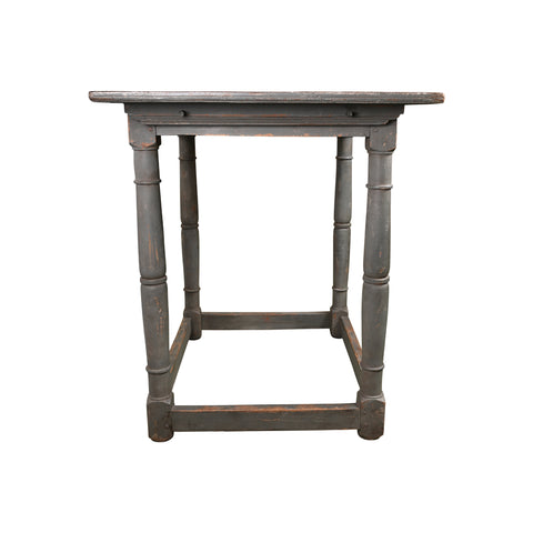 19th C. Swedish Gray Painted Table