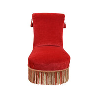 French Napoleon III-Style Slipper Chair