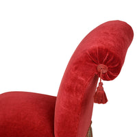 French Napoleon III-Style Slipper Chair