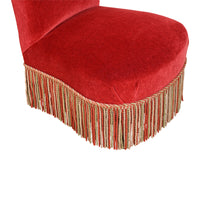 French Napoleon III-Style Slipper Chair