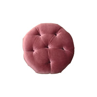 Pair of Tufted Neo-Gothic Stools
