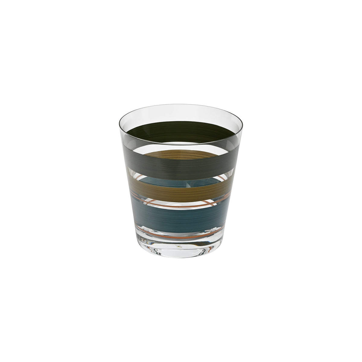 Set of Four Portofino Stripes Tumbler Glasses