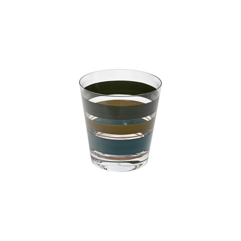 Set of Four Portofino Stripes Tumbler Glasses