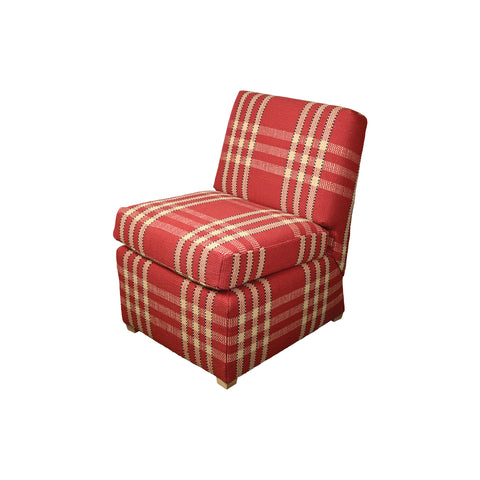 Slipper Chair in Cross Keys