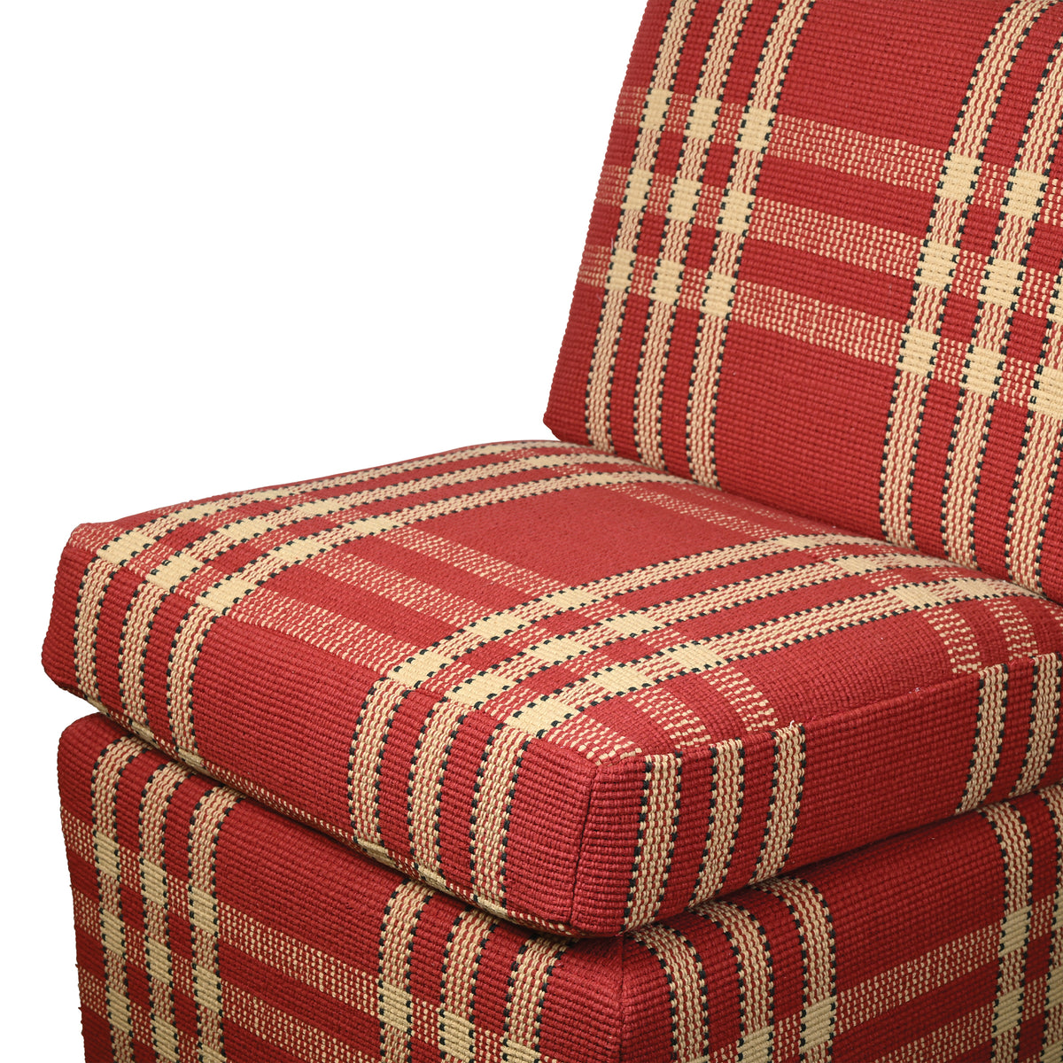 Slipper Chair in Cross Keys