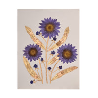 Marian McEvoy, Collage of Waterlily with Metallic Leaves