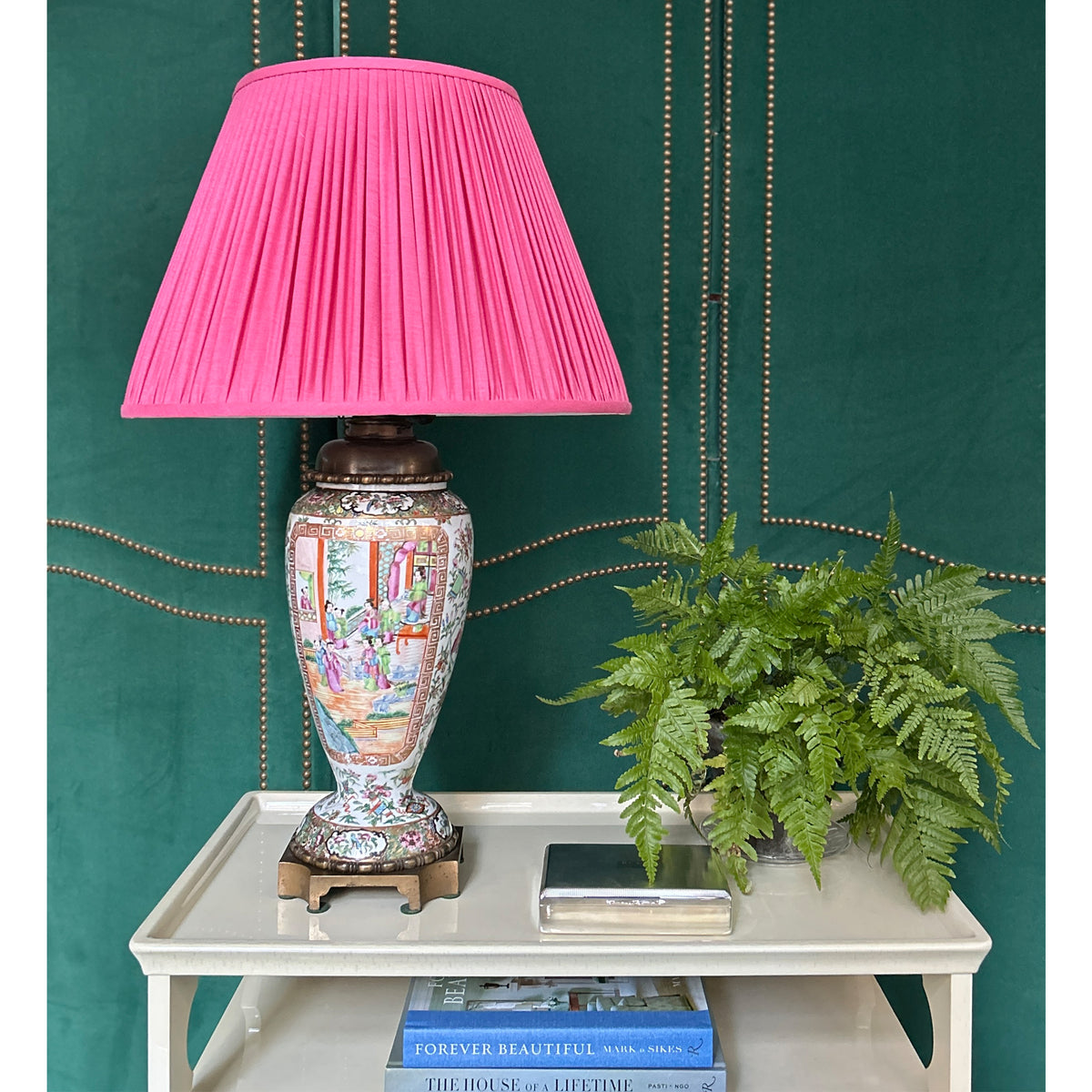 Watermelon Linen Lampshade