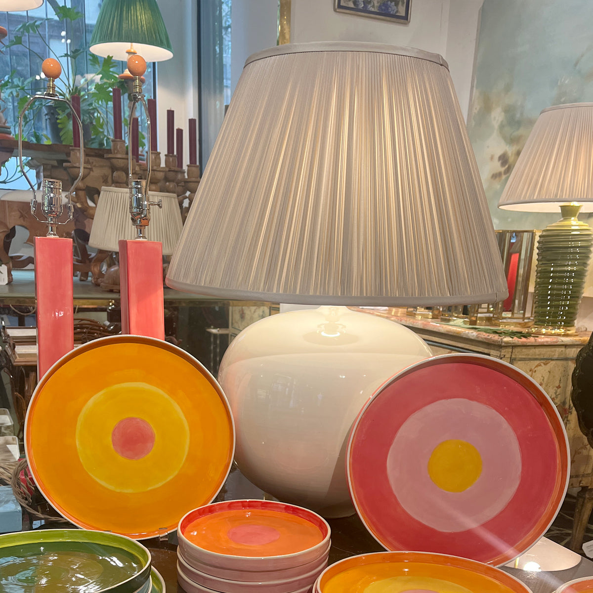 Color Field Balloon Lamp in Off White