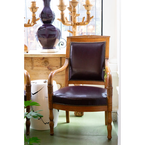 Pair of Charles X Armchairs