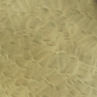 Round Side Table in Gouged Brass