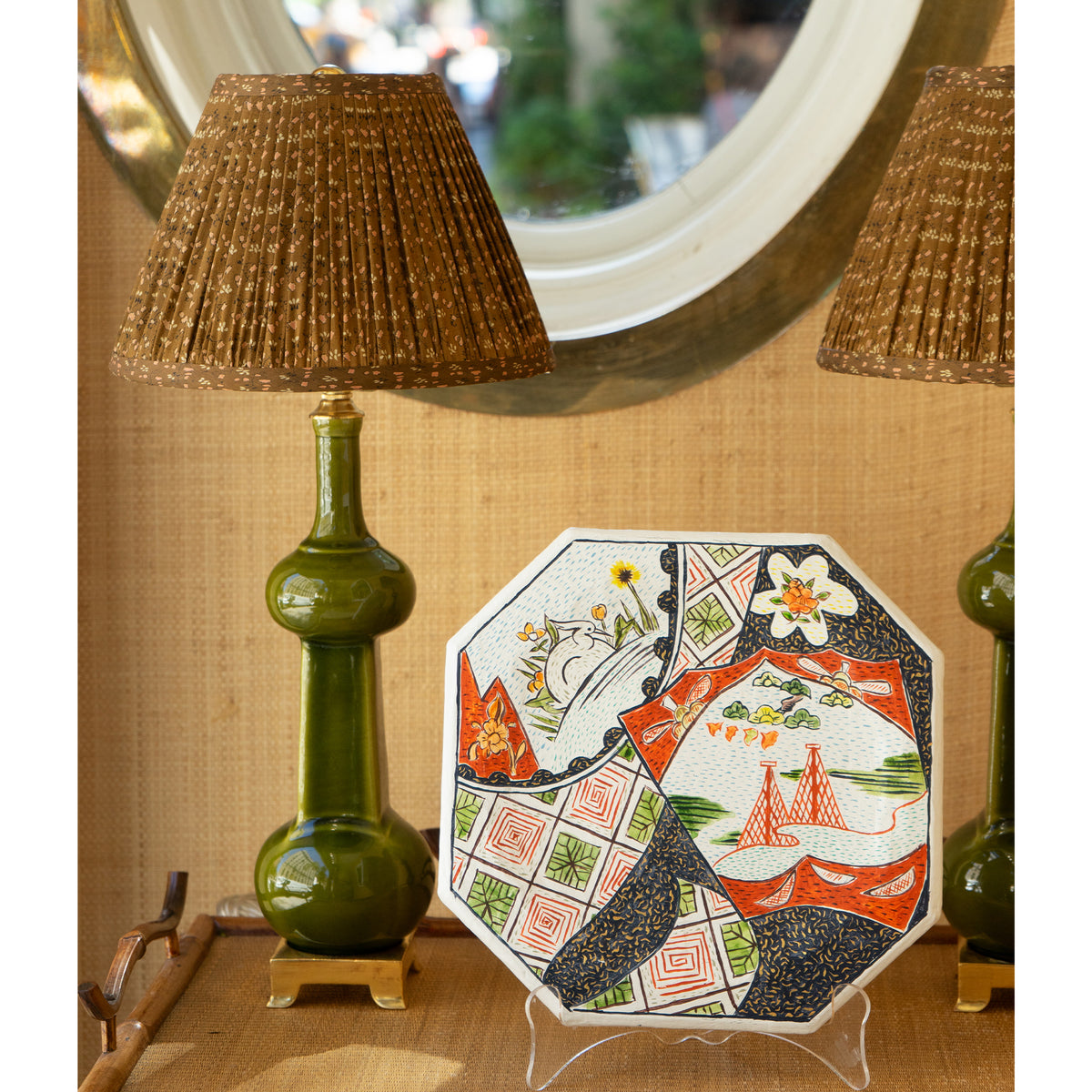 Mark Gagnon, Octagonal Papier Mache Platter