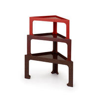 Lacquer Triangular Stacking Tables