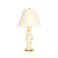 Medium Sophie Lamp in Lime Green Marble