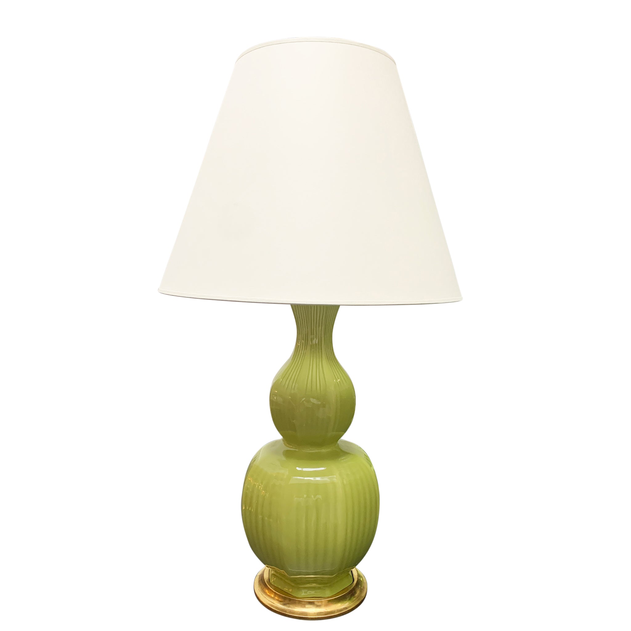 Delft Lamp in Apple Green