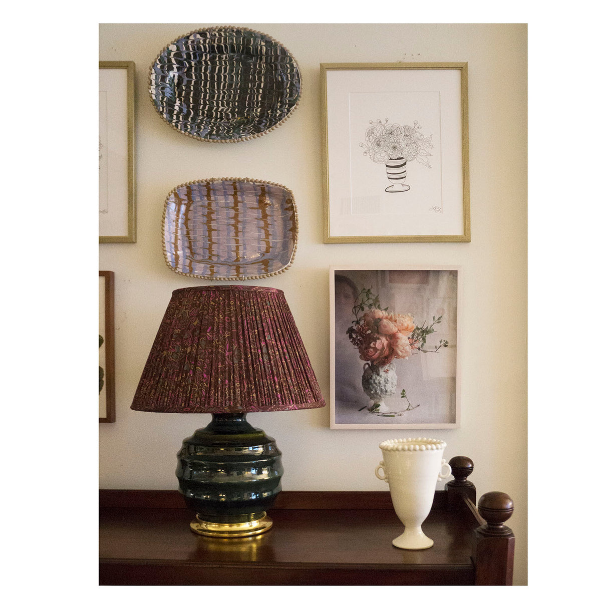 Frances Palmer, Peonies in Vase