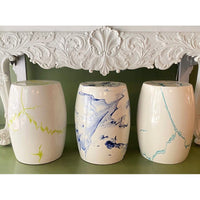 Marbled Garden Stool