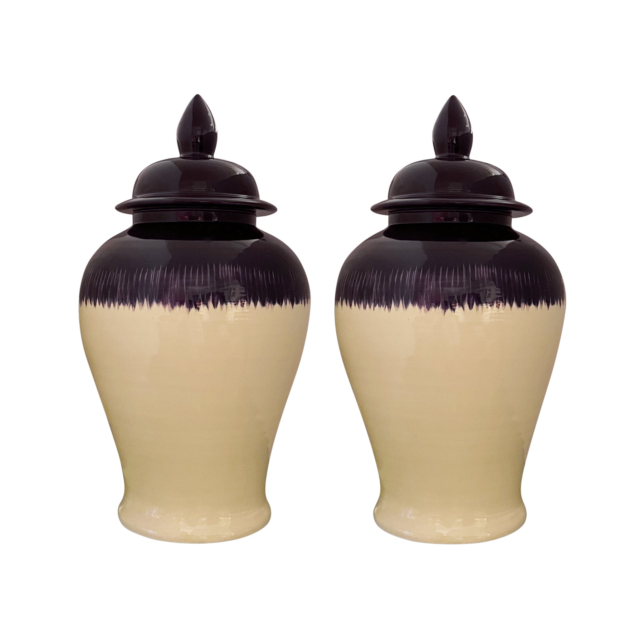 Ginger Jar in Purple Ombre