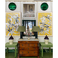 Christian Brechneff, Brassidium Gilded Urchin Orchid on Imperial Chinese Yellow I