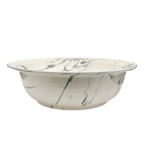 Christopher Spitzmiller Marbled Low Hand-Thrown Bowl