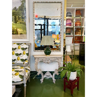 KRB Silver Gilt Bamboo Trumeau Mirror