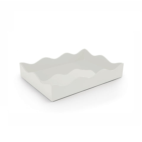 Medium Belles Rives Tray in Off White