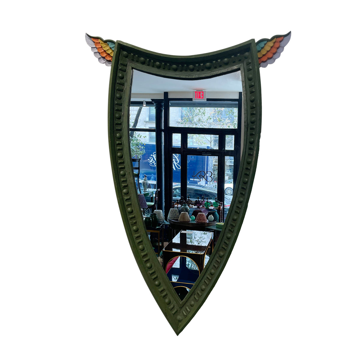 Icarus Painted Winged Mirror