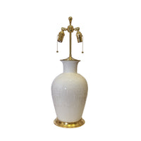 Penny Lamp in Clear with Greek Key Detail