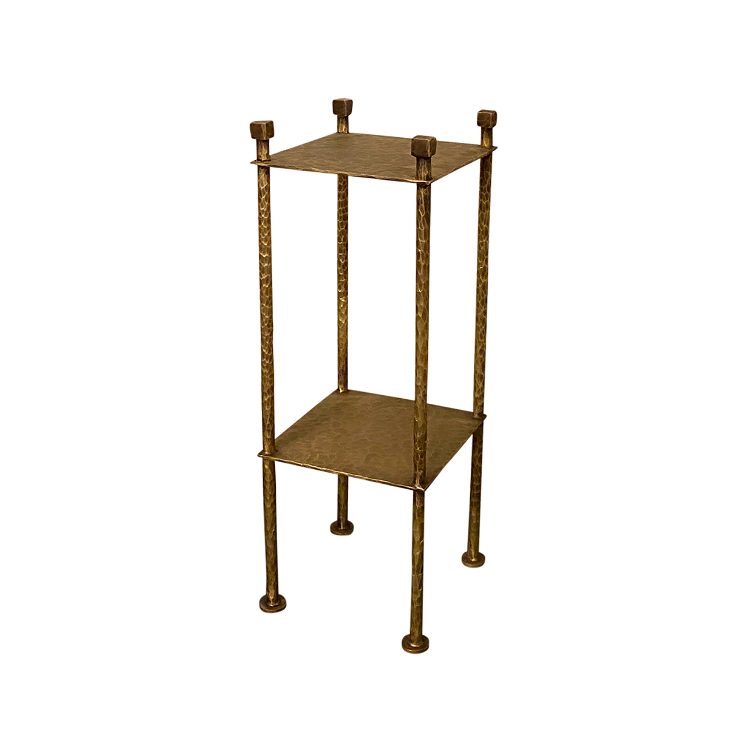brass plant pot holders Gouged Brass Plant Stand