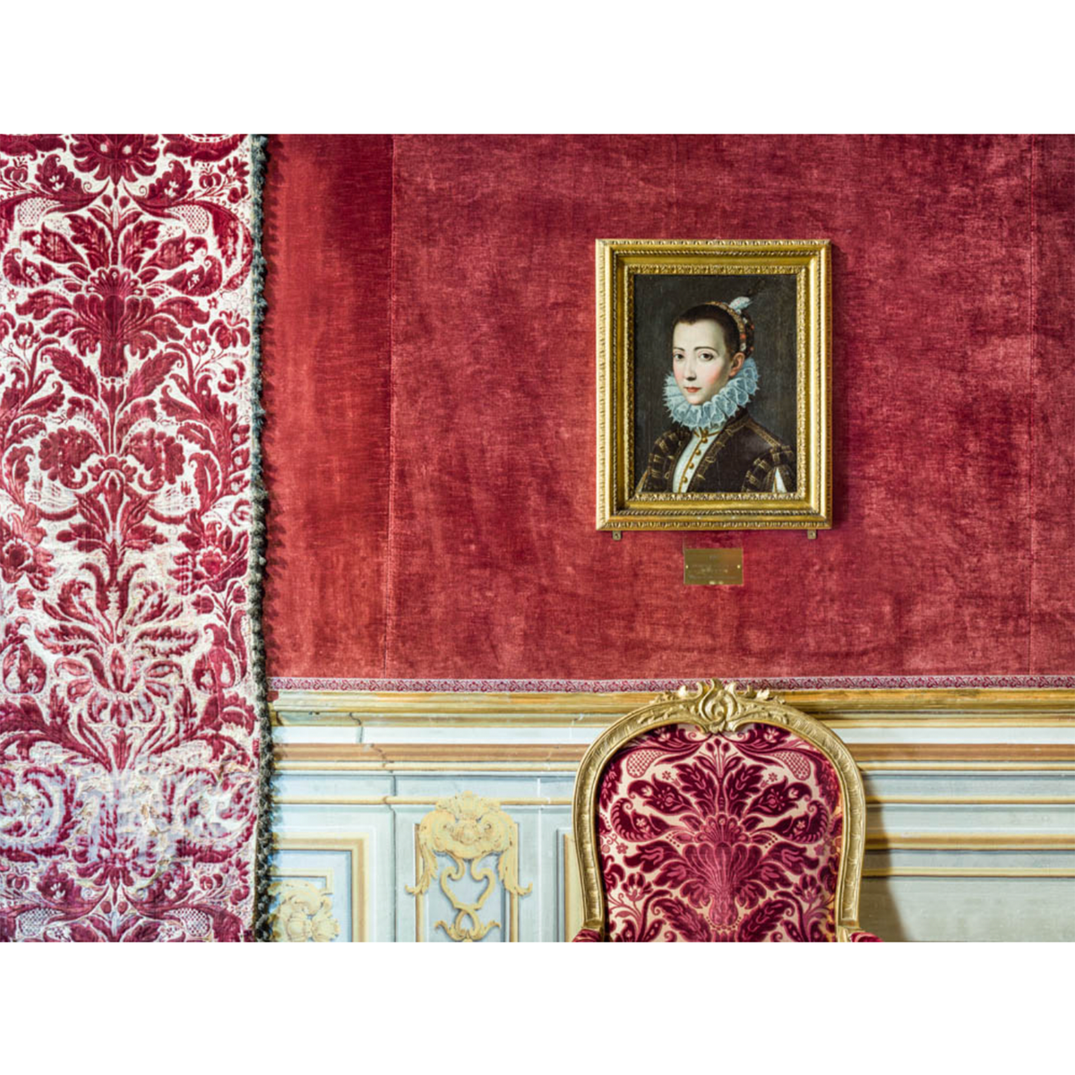 Portrait on Red Velvet by Dale Goffigon