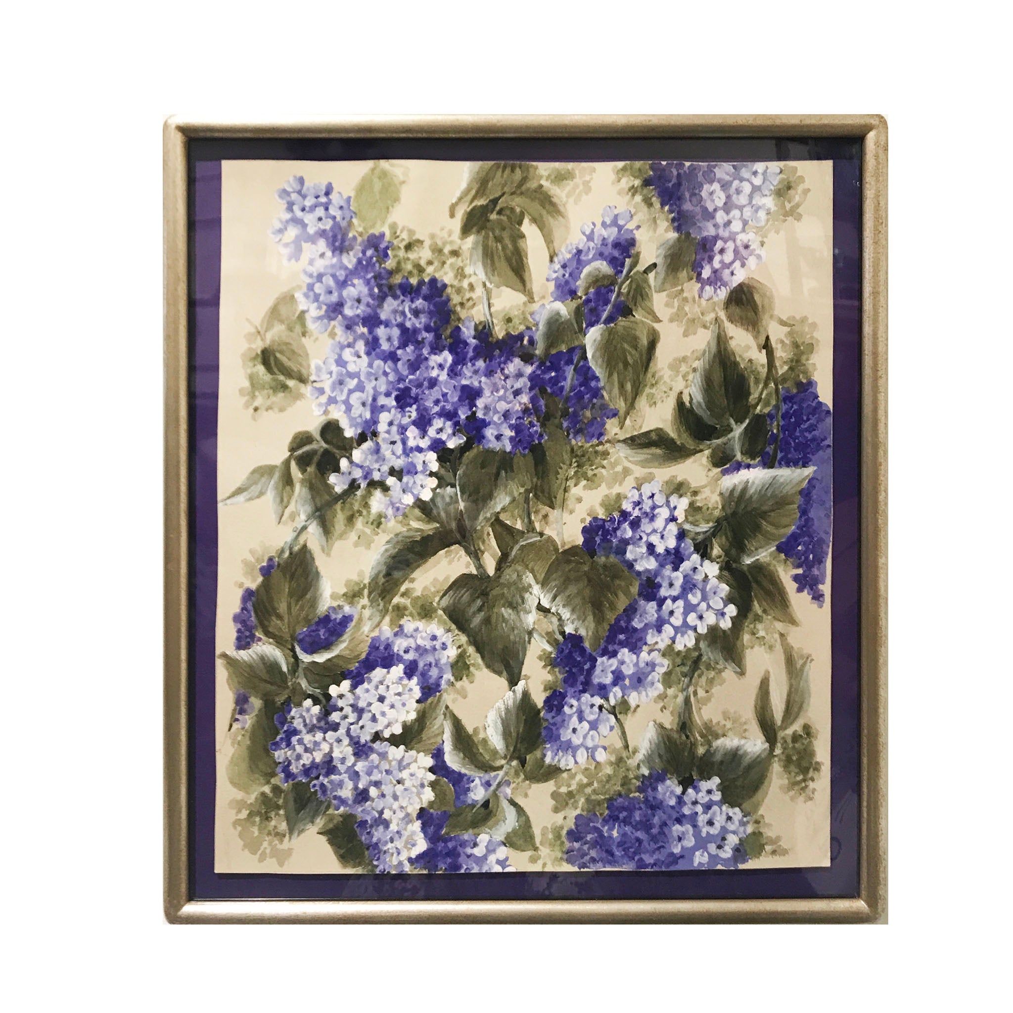Late 19th Century Study of Lilacs