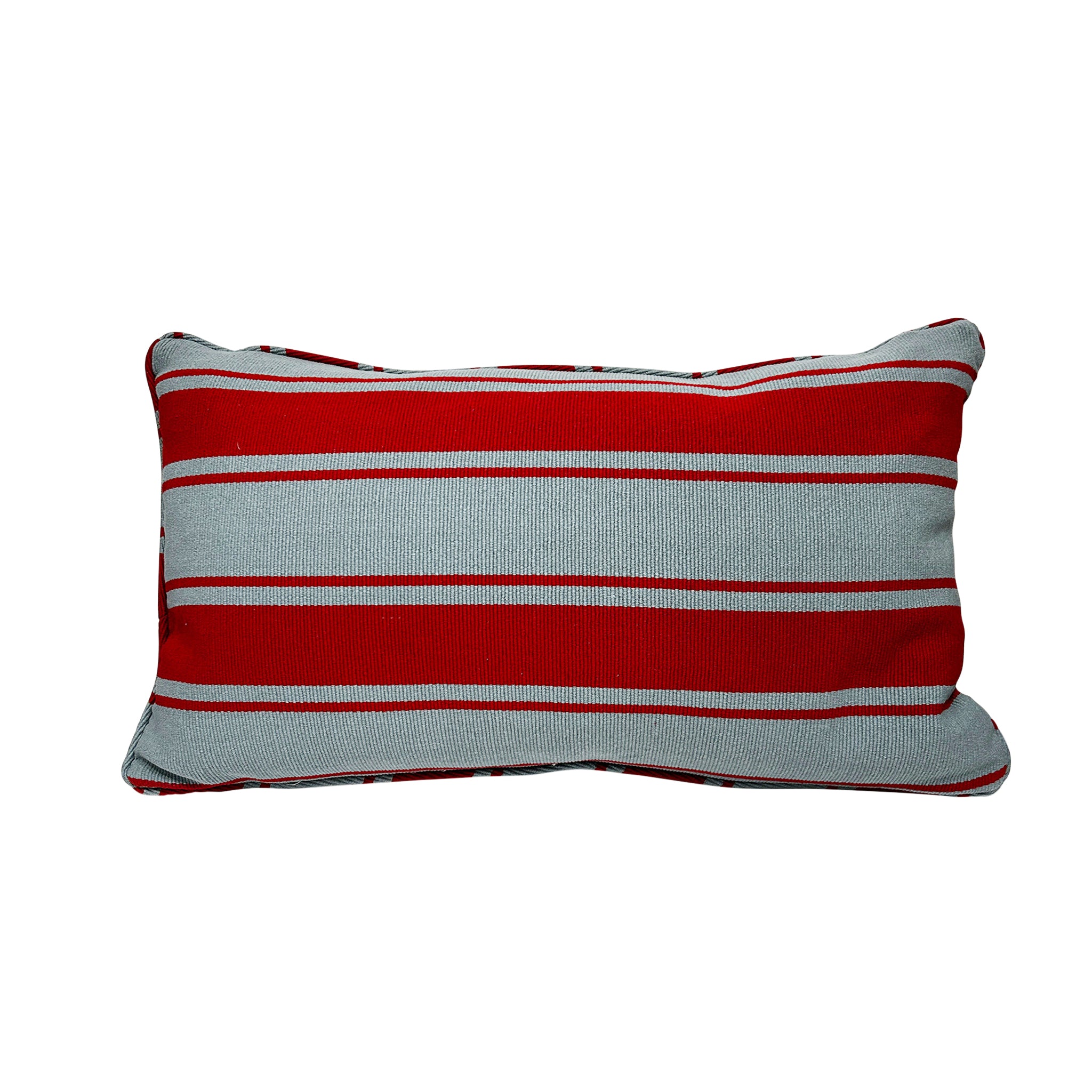 Tangier Stripe in Teal & Red Pillow