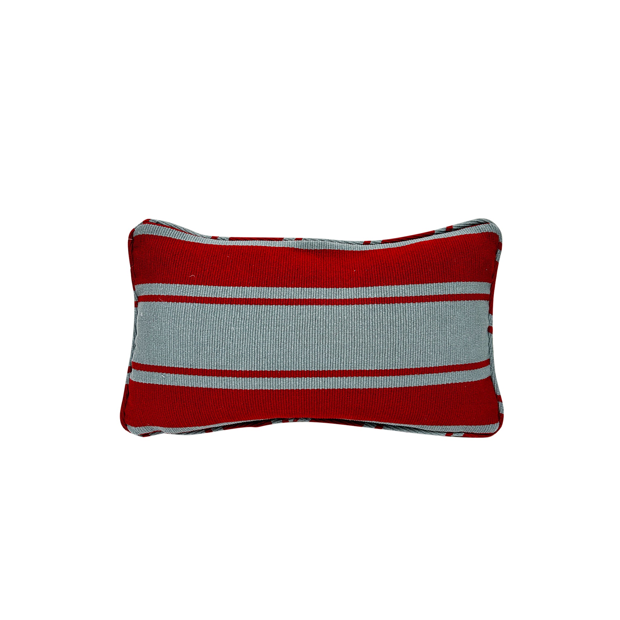 Tangier Stripe in Teal & Red Pillow