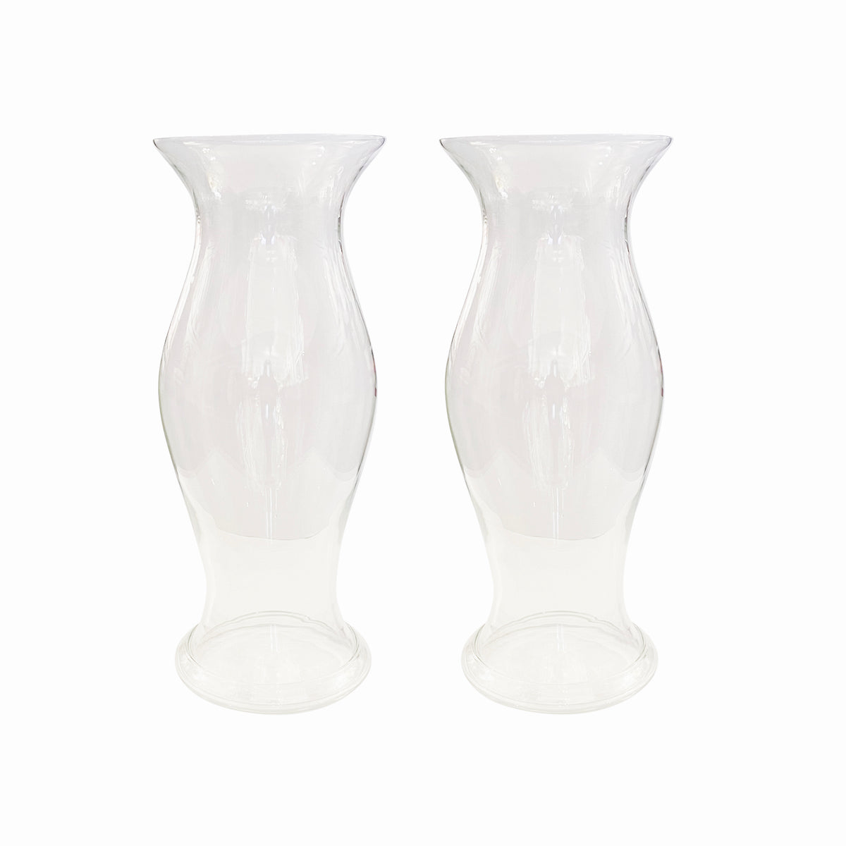 KRB Clear Extra Large Hand-Blown Glass Hurricane