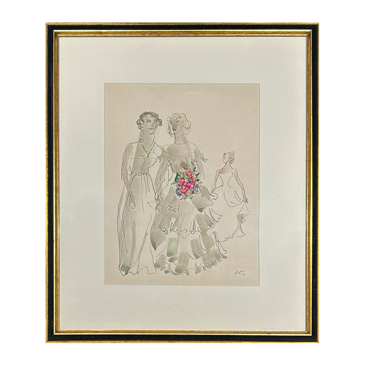 Debutante Presentation Watercolor by Emlen Etting