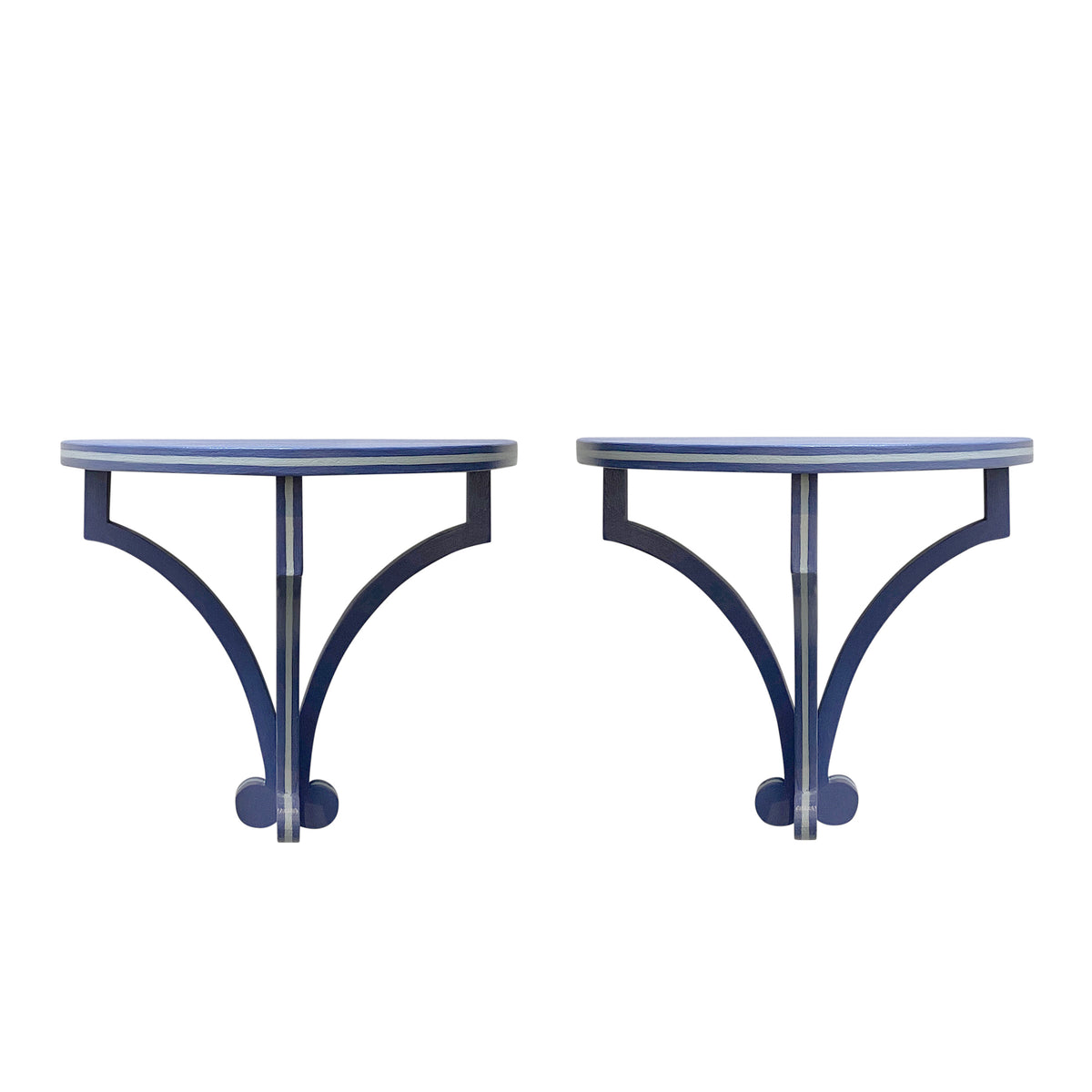 KRB Hand-Painted Demi Lune Bracket