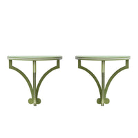 KRB Hand-Painted Demi Lune Bracket