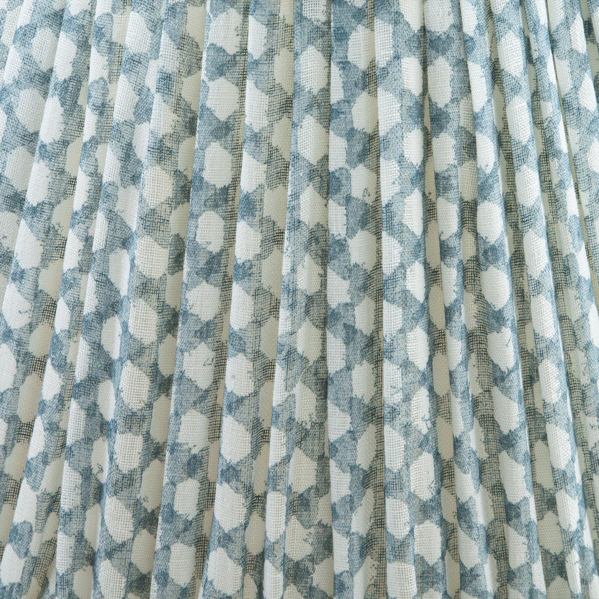 6" Light Blue Wicker Lampshade