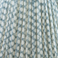 6" Light Blue Wicker Lampshade