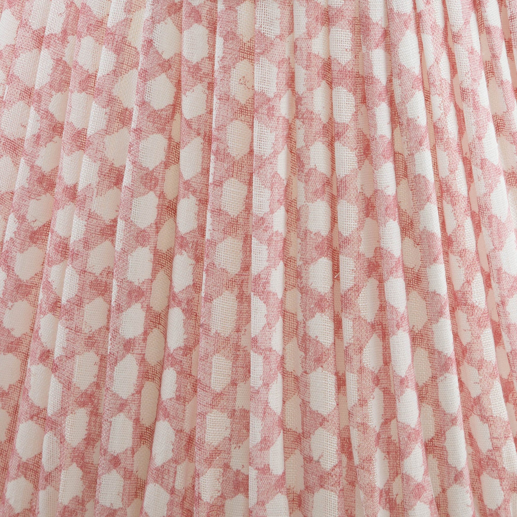 Pink Wicker Lampshade