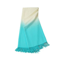 Ombre Baby Alpaca Throw